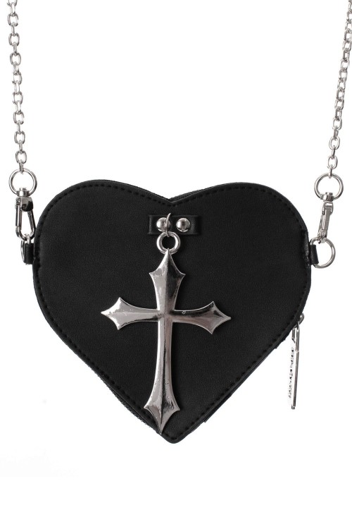 Mini Bolso de Corazón Faithless Heart - Poizen Industries