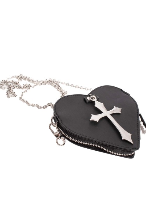Mini Bolso de Corazón Faithless Heart - Poizen Industries