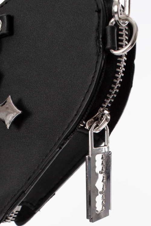 Mini Bolso de Corazón Faithless Heart - Poizen Industries