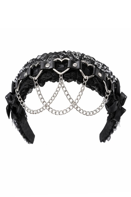 Diadema Heart Chains