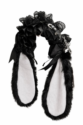 Gothic Bunny Headband