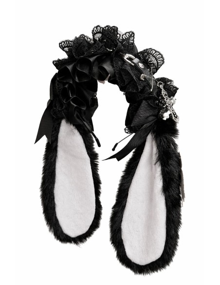 Gothic Bunny Headband
