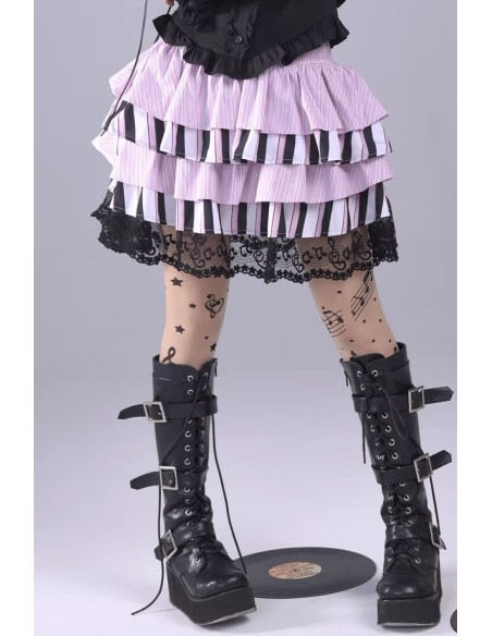 Pink Music Symphony Skirt - Evil Tooth