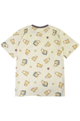 Camiseta Rilakkuma Pattern en Beige 2