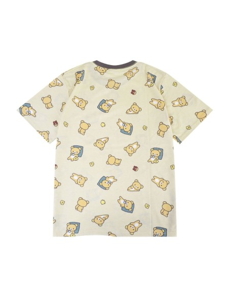 Rilakkuma Pattern T-shirt in Beige