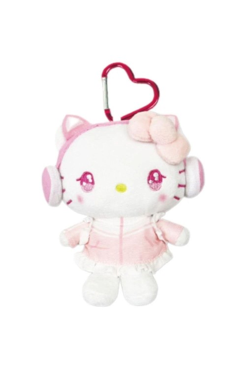Tenshi Kaiwai Plush Keychain - Hello Kitty