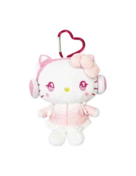 Tenshi Kaiwai Plush Keychain - Hello Kitty