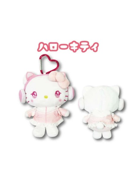 Tenshi Kaiwai Plush Keychain - Hello Kitty