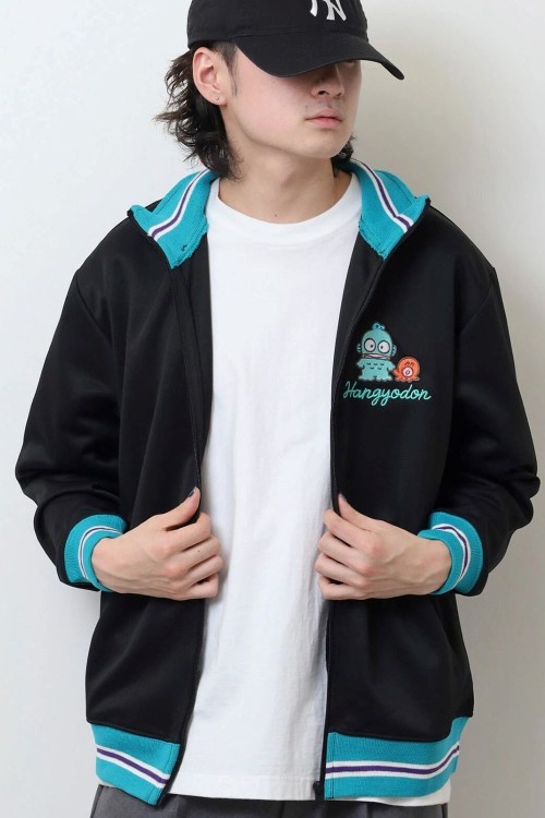 Embroidered Sports Jacket - Hangyodon