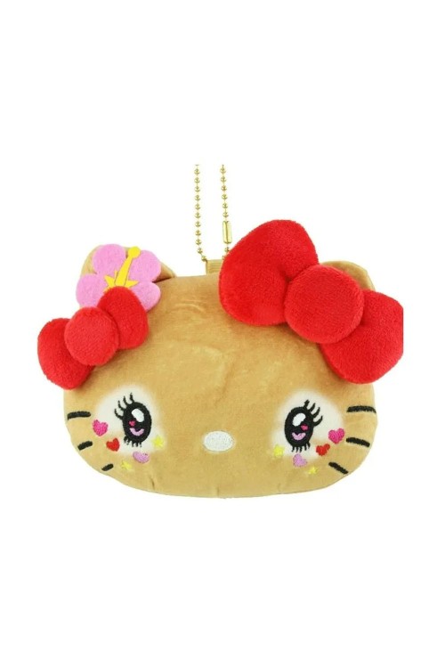Hello Kitty Heisei Gyaru Face Keychain - Hybiscus
