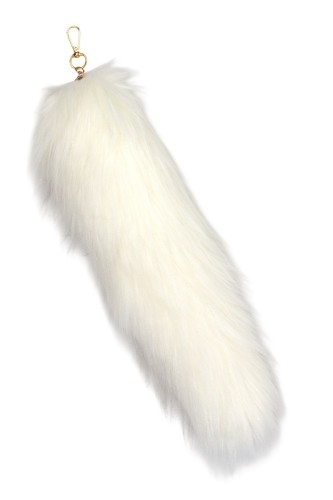 Llavero Charm Fox Tail 40cm - Blanco