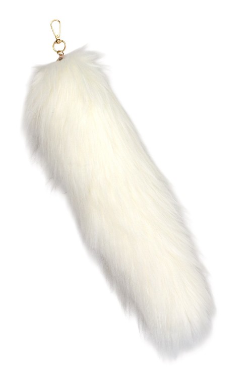 Llavero Charm Fox Tail 40cm - Blanco
