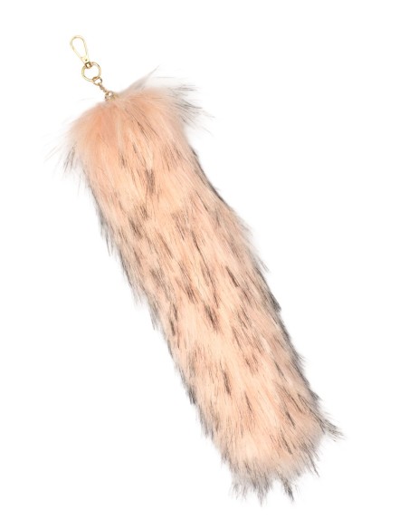 Llavero Charm Fox Tail 40cm - Rosa Coral