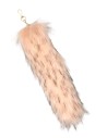 Fox Tail Charm Keychain 40cm - Coral Rose