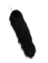 Fox Tail Charm Keychain 40cm - Black