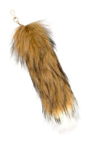 Llavero Charm Fox Tail 40cm - Marrón