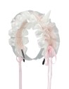 Headdress Maid Horns - Rosa Pastel