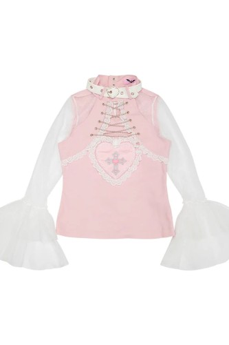 Pink Kiss Kill Top - ACDC RAG x Naomi 2