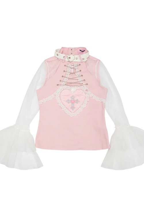 Pink Kiss Kill Top - ACDC RAG x Naomi