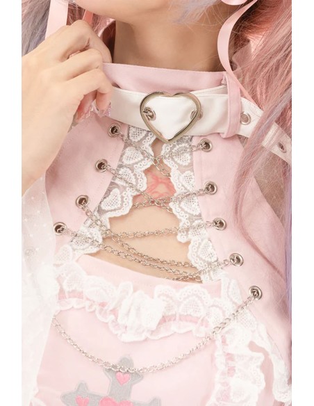 Pink Kiss Kill Top - ACDC RAG x Naomi