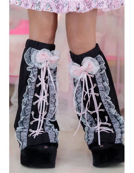 Hangyo Usagi (All Purpose Bunny) Leg Warmers - Black