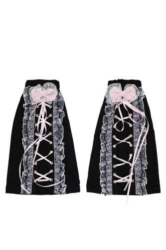 Hangyo Usagi (All Purpose Bunny) Leg Warmers - Black 2