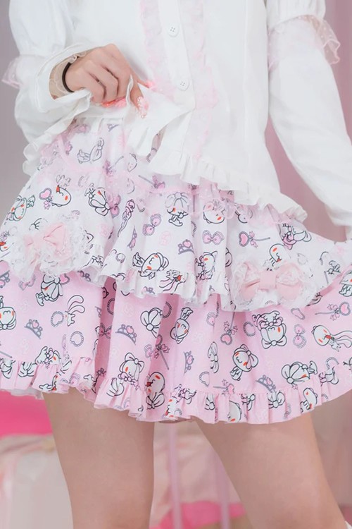 Hangyo Usagi Skirt (All Purpose Bunny) - White