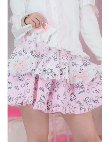 Hangyo Usagi Skirt (All Purpose Bunny) - White