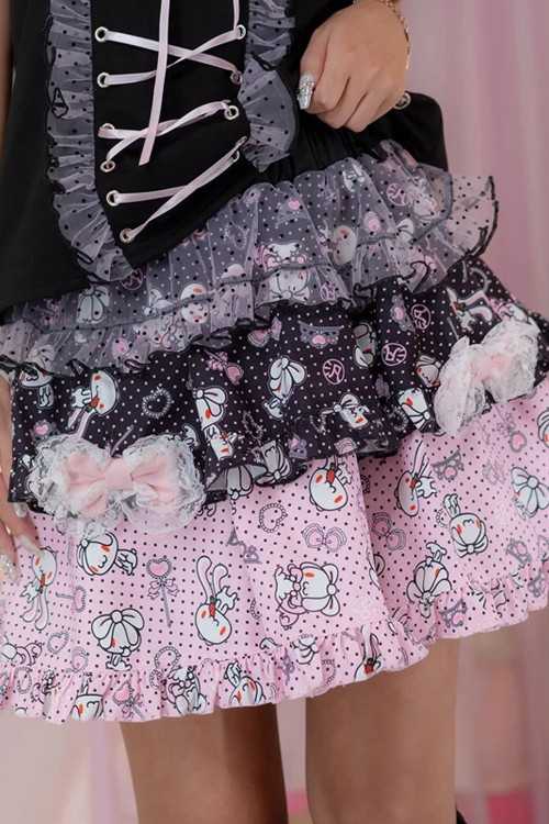 Falda Hangyo Usagi (All Purpose Bunny) - Negro