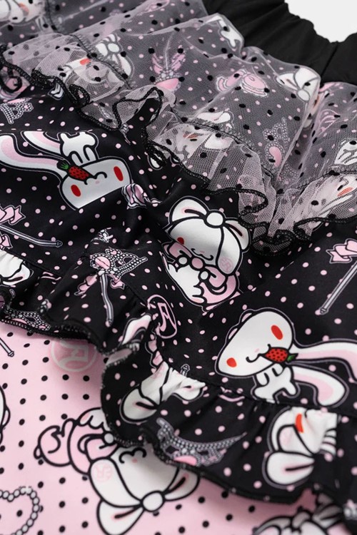 Falda Hangyo Usagi (All Purpose Bunny) - Negro