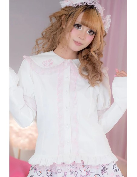 Blusa Hangyo Usagi (All Purpose Bunny) - Blanco