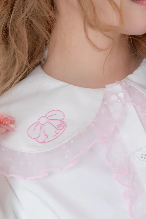 Hangyo Usagi (All Purpose Bunny) Blouse - White