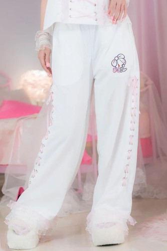 Pantalón Hangyo Usagi (All Purpose Bunny) - Blanco