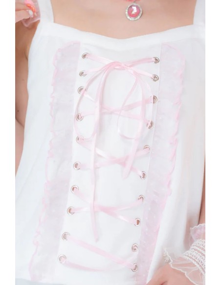 Top Camisola Hangyo Usagi (All Purpose Bunny) - Blanco