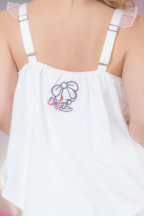 Hangyo Usagi Camisole Top (All Purpose Bunny) - White