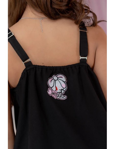 Top Camisola Hangyo Usagi (All Purpose Bunny) - Negro