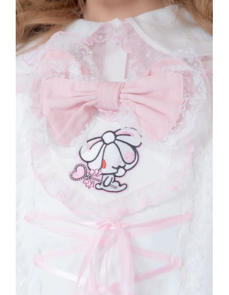 Hangyo Usagi (All Purpose Bunny) Strappy Dress - White
