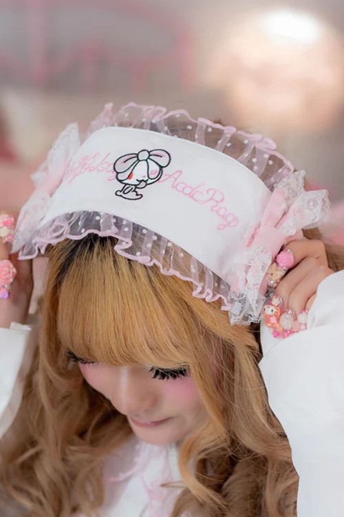 Headdress Hangyo Usagi (All Purpose Bunny) - White