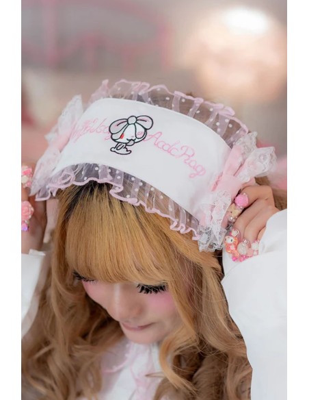 Headdress Hangyo Usagi (All Purpose Bunny) - White