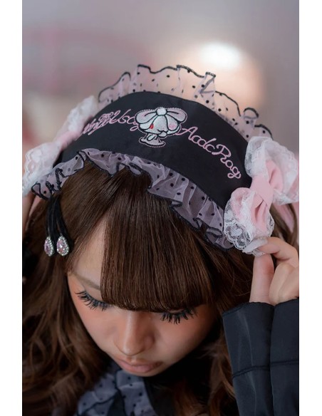 Headdress Hangyo Usagi (All Purpose Bunny) - Black