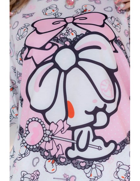 Camiseta Hangyo Usagi (All Purpose Bunny) - Blanco