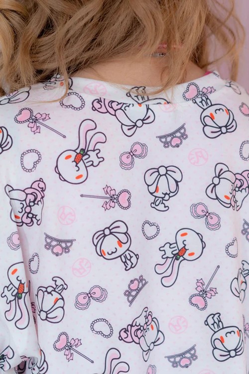 Camiseta Hangyo Usagi (All Purpose Bunny) - Blanco