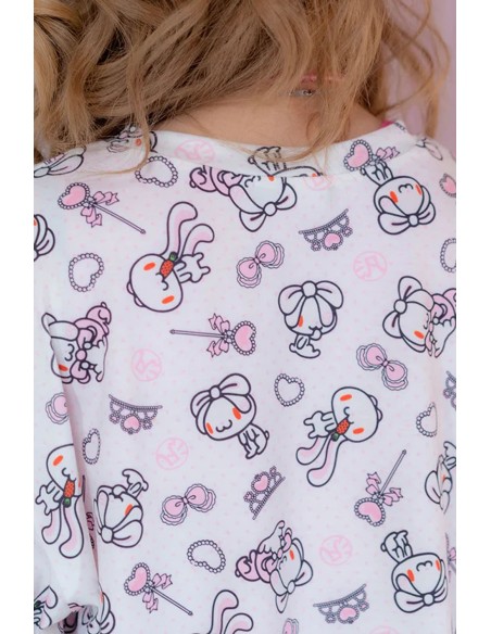 Camiseta Hangyo Usagi (All Purpose Bunny) - Blanco