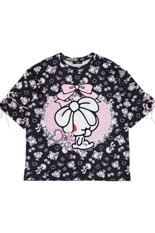 Camiseta Hangyo Usagi (All Purpose Bunny) - Negro
