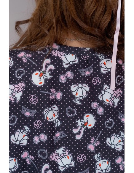 Camiseta Hangyo Usagi (All Purpose Bunny) - Negro