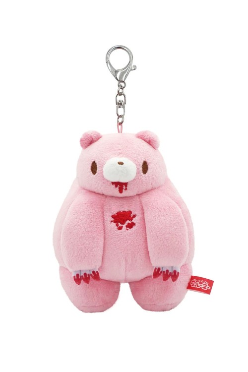 Chubby Gloomy Bear Pink Keychain