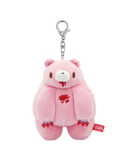 Chubby Gloomy Bear Pink Keychain