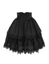 Falda de Cintura Alta Old School Doll - Darkness Black (Exclusivo Madame Chocolat)