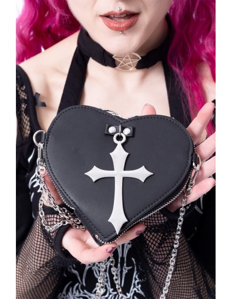 Mini Bolso de Corazón Faithless Heart - Poizen Industries