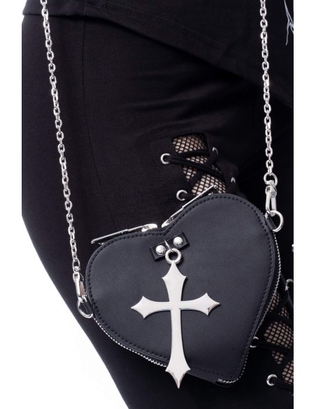 Mini Bolso de Corazón Faithless Heart - Poizen Industries